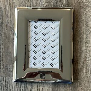 Nfl Picture Frame Silver Reflective Frame NFL Logo